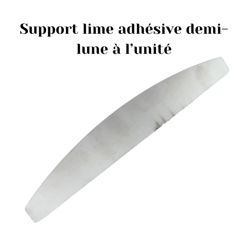 Support lime adhésive demi-lune à l’unité - Limes - Virginie Magic'art Support lime adhésive demi-lune à l’unité - Limes - Virginie Magic'art