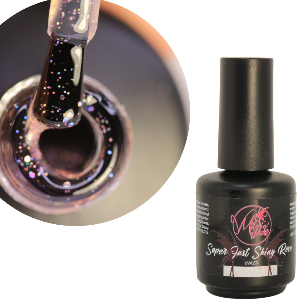 Finition - Super Fast Shiny Rose - Gels de finition - Virginie Magic'art Finition - Super Fast Shiny Rose - Gels de finition - Virginie Magic'art