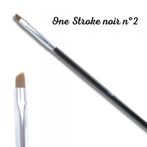 Pinceau Ongle - One Stroke noir n°2
